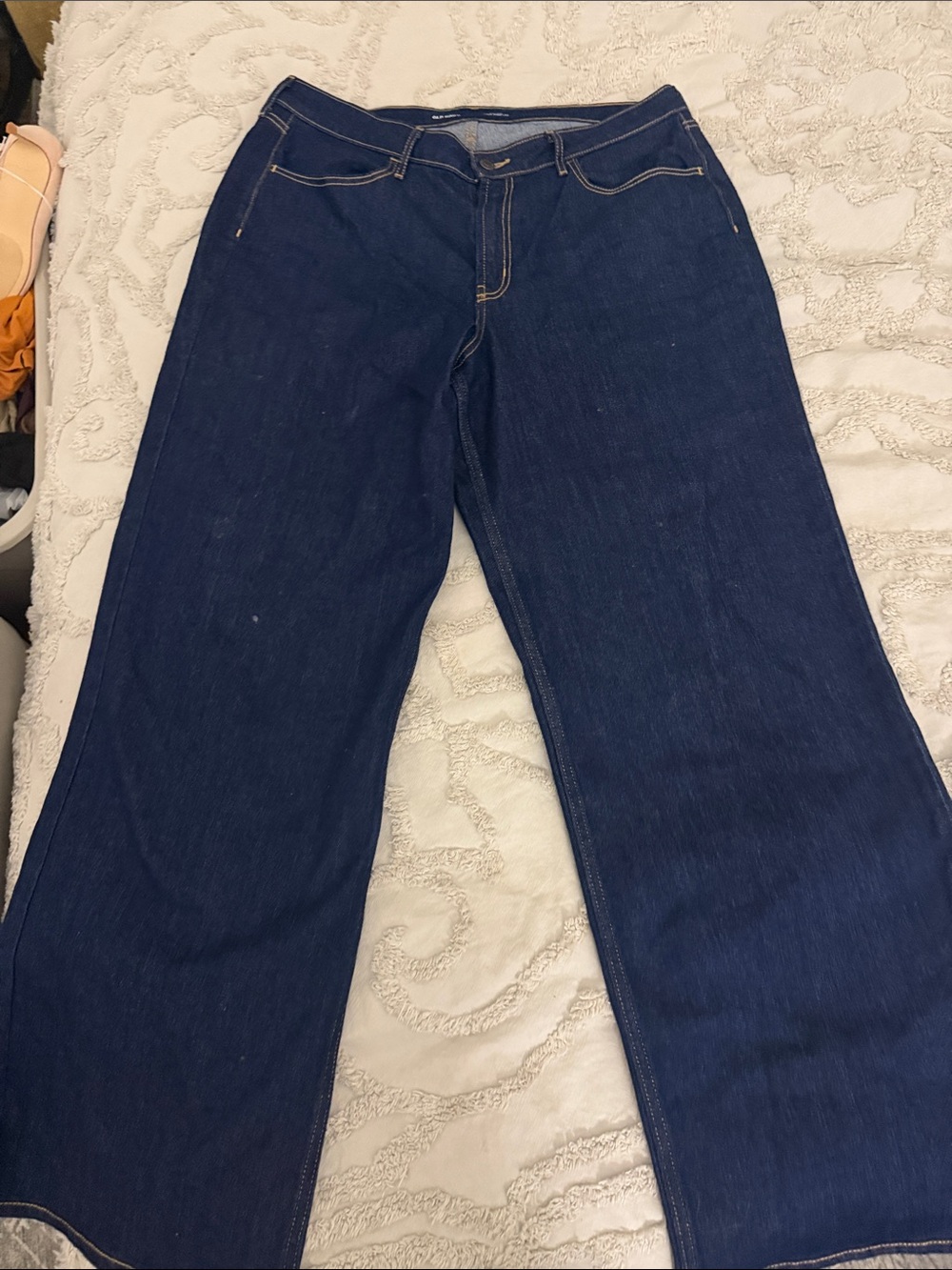 Women’s Dark Blue Straight-Leg Jeans
